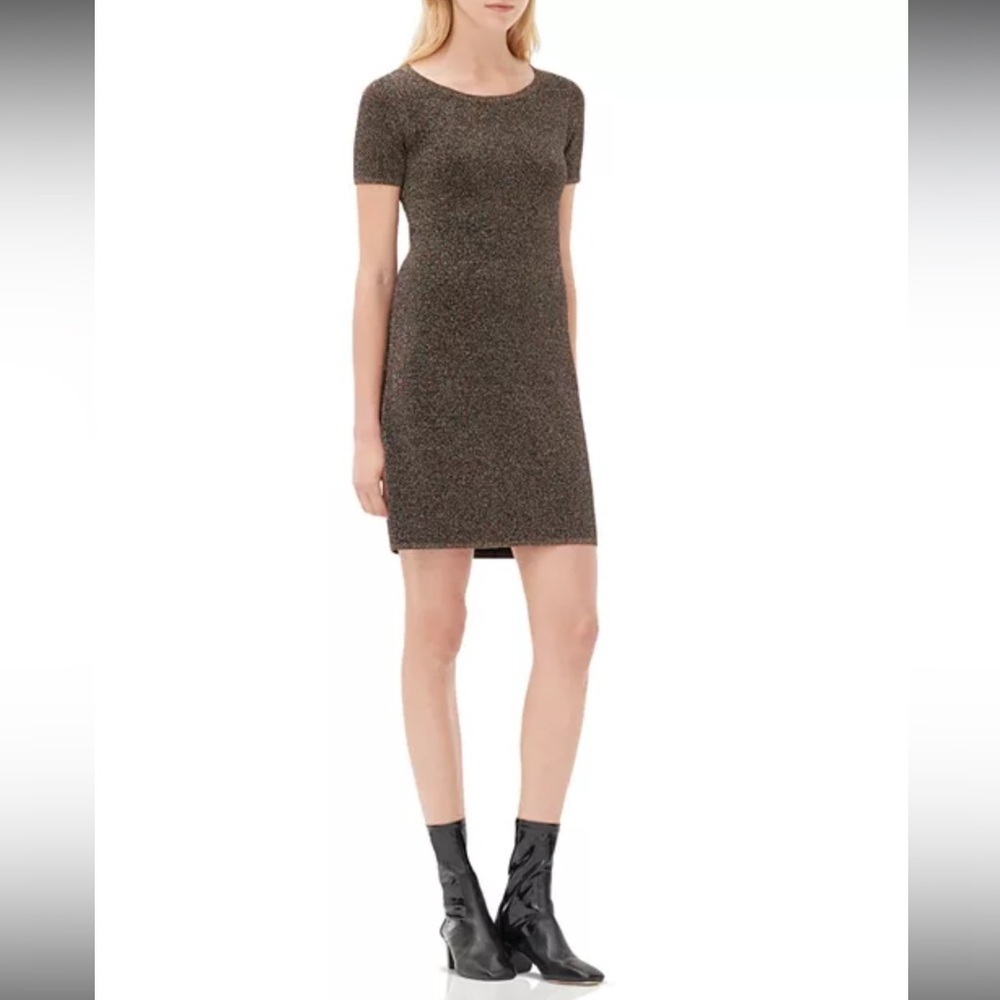 SANDRO Paris Riva Multicolored Metallic Dress M